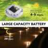 imageAGPTEK Solar Driveway Lights Outdoor 12 Pack 2 Color Modes LED Deck Dock Marine Waterproof Driveway Marker Lights for Step Sidewalk Stair Garden Pathway Walkway Yard Warm WhiteCool WhiteWarm White  Cool White