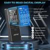 imageAGPTEK Tire Inflator Portable Air Compressor150PSI ampamp 7500mAhampamp 12V DC Tire Pressure Gauge Electric Air PumpLCD Display with LED Light for Cars Bikes ampamp Motorcycle Tires Balls