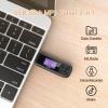 imageAGPTEK U3 USB Stick Mp3 Player 8GB Music Player Supports Replaceable AAA Battery Recording FM Radio Expandable Up to 128GB BlackBlack