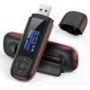 imageAGPTEK U3 USB Stick Mp3 Player 8GB Music Player Supports Replaceable AAA Battery Recording FM Radio Expandable Up to 128GB BlackBlack