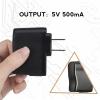 imageAGPTEK USB Wall Charger 5V 500mA for iPod Sony Walkmam SanDisk MP3 MP4 Player Fitness Tracker Fitbit Black