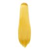 imageAGPTEK Wig Synthetic Wig for Women 40 Inch 100 cm Straight Long Wig Part in the Middle Anime Costume Great for Party Cosplay DailyUse and Festivals WhiteBlonde