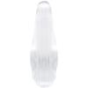 imageAGPTEK Wig Synthetic Wig for Women 40 Inch 100 cm Straight Long Wig Part in the Middle Anime Costume Great for Party Cosplay DailyUse and Festivals WhiteWhite