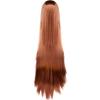 imageAGPTEK Wig Synthetic Wig for Women 40 Inch 100 cm Straight Long Wig Part in the Middle Anime Costume Great for Party Cosplay DailyUse and Festivals WhiteLight Blonde