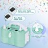 imageAGPtEK 3in1 Air Pump for Inflatables and Balloon Electric Air Balloon Pump 600W for Latex 260Q Foil Balloons with Hose Extension QuickFill Inflator Deflator for Air Mattress Compression BagBGreen