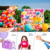 imageAGPtEK 3in1 Air Pump for Inflatables and Balloon Electric Air Balloon Pump 600W for Latex 260Q Foil Balloons with Hose Extension QuickFill Inflator Deflator for Air Mattress Compression BagAPurple