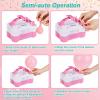 imageAGPtEK Electric Air Balloon Pump with Builtin Tying Tool 110V 600W Pink and White Portable Dual Nozzle InflatorBlower for Party Decoration with Tying Tool on HandleBalloon Pump