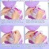 imageAGPtEK Electric Air Balloon Pump with Builtin Tying Tool 110V 600W Pink and White Portable Dual Nozzle InflatorBlower for Party Decoration with Tying Tool on HandlePurple