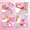 imageAGPtEK Electric Air Balloon Pump with Tying Tool in One 110V 400W Pink and White Portable Dual Nozzle Electric Blower Air Pump for Party Birthday Decoration