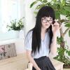 imageAGPtek black Fashion Long straight womens Girl full Hair Wig cosplay 60cm235Inblack