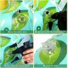 imageCAMULAND Inflatable Lounger Pool Float Inflatable Lemon and Ice Cube Pool Float Chair with Mesh Fabric a Drink Holder and a Rubber Handle Durable and Portable Pool Float