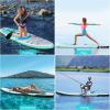 imageCAMULAND Inflatable Paddle Board 106 x 32x 6 Stand up Paddle Boards for Adults with Premium SUP Accessories and Backpack Blow Up Paddleboard with Adjustable Paddle and Removable Fin