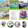 imageCAMULAND Mini Air Pump Portable Air Pump for Mattress Sleeping Pad Camping Air Bed Rechargeable Electric Micro Air Pump with 3 Nozzles for Swim Ring Pool Floats Inflatable Toys Travel