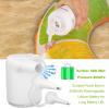 imageCAMULAND Mini Air Pump Portable Air Pump for Mattress Sleeping Pad Camping Air Bed Rechargeable Electric Micro Air Pump with 3 Nozzles for Swim Ring Pool Floats Inflatable Toys Travel