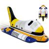 imageCamuland Snow Tube for Sledding Heavy Duty Premium Canvas Cover Inflatable Snow Sled with Reinforced Handles Great for Winter Outdoor Sports and Christmas