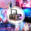 imageHAKUTA Light Rain and Splash Proof Fog Machine 500W Smoke Machine with 2300 CFM Output of Fog ampamp 2 Remotes 8 LED Lights with 4 Light Effects for Outdoor Music Festival Pool Party Wedding DJ Stage