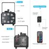 imageHAKUTA Light Rain and Splash Proof Fog Machine 500W Smoke Machine with 2300 CFM Output of Fog ampamp 2 Remotes 8 LED Lights with 4 Light Effects for Outdoor Music Festival Pool Party Wedding DJ Stage