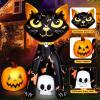 imageHalloween Inflatable Ghost CAMULAND 8 FT Halloween White Ghost Inflatable Outdoor Decoration with Builtin Color Changing LED Lights Great for Backyards Gardens and Lawns5FT Black Cat