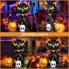 imageHalloween Inflatable Ghost CAMULAND 8 FT Halloween White Ghost Inflatable Outdoor Decoration with Builtin Color Changing LED Lights Great for Backyards Gardens and Lawns5FT Black Cat