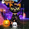 imageHalloween Inflatable Ghost CAMULAND 8 FT Halloween White Ghost Inflatable Outdoor Decoration with Builtin Color Changing LED Lights Great for Backyards Gardens and Lawns5FT Black Cat