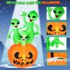imageHalloween Inflatable Ghost CAMULAND 8 FT Halloween White Ghost Inflatable Outdoor Decoration with Builtin Color Changing LED Lights Great for Backyards Gardens and Lawns6FT Alien