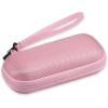 imageAGPTEK Carrying Case EVA Zipper Carrying Hard Case Cover for Digital Voice Recorders MP3 Players Storage Holder for 3D Printing Pen USB Cable Earphones Memory Cards U Disk BlackPink