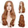 imageAGPTEK Cosplay Synthetic Wavy Wigs M3GAN Wig 275inch Middle Part CurlyHeat Resistant Fiber Soft and Smooth Texture Perfect for HalloweenCosplay and Festive Decorations