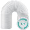 imageAGPTEK Exhaust Hose for Portable Air Conditioner 59 Inch Diameter AC Vent Hose Replacement for 59 inch Exhaust Vent Tube Counter Clockwise Thread 59 Length59inch
