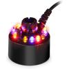 imageAGPTEK Mist Maker Fogger Water Fountain Pond Fog Machine Atomizer Air Humidifier with 12 LED Light Color Change for Office Home Room Car Black