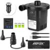 imageAGPTEK Rechargeable Air Pump Electric Air Pump 4000mAh Battery QuickFill Inflator ampamp Deflator with 3 Nozzles Lightweight ampamp Portable Perfect for Air Beds Air Mattresses Pool Toys ampamp Inflatable