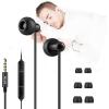 imageAGPTEK Sleep Earbuds inEar Earphones for Sleeping with 3 Sizes UltraLight Soft Silicone Noise Isolating Headphone Perfect for Sleeping Insomnia Side Sleeper Air Travel Meditation ampamp Relaxation