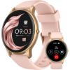imageAGPTEK Smart Watch for WomenAnswerMake Calls  Smartwatch for Android iOS Phones with Heart Rate Sleep Monitor Step Counter Fitness Tracker Watch with 100 Sports Modes PinkPink