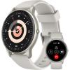 imageAGPTEK Smart Watch for WomenAnswerMake Calls  Smartwatch for Android iOS Phones with Heart Rate Sleep Monitor Step Counter Fitness Tracker Watch with 100 Sports Modes PinkStarry Silver