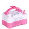 imageAGPtEK Electric Air Balloon Pump with Builtin Tying Tool 110V 600W Pink and White Portable Dual Nozzle InflatorBlower for Party Decoration with Tying Tool on HandleBalloon Pump