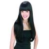 imageAGPtek black Fashion Long straight womens Girl full Hair Wig cosplay 60cm235Inblack