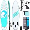 imageCAMULAND Inflatable Paddle Board 106 x 32x 6 Stand up Paddle Boards for Adults with Premium SUP Accessories and Backpack Blow Up Paddleboard with Adjustable Paddle and Removable Fin
