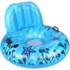 imageCAMULAND Inflatable Pool Float Inflatable Lounger Pool Float with a Rubber Handle and a Drink Holder Soft Durable and Portable Inflatable Pool Float Chair with Mesh Fabric for Adults