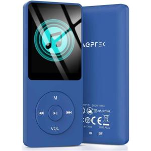 imageAGPTEK A02S 16GB MP3 Player 70 Hours Playback Lossless Sound Music Player Supports up to 128GB Dark BlueDeep blue
