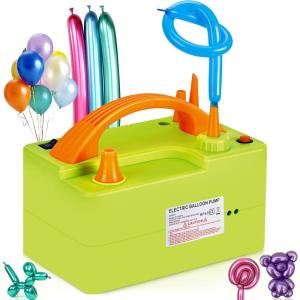imageAGPtEK Electric Air Balloon Pump 3in1 Electric Balloon Pump for Latex 260Q Foil Balloons 110120V 500W Portable Electric Balloon Blower Air Pump Balloons Inflator for Party Holiday Decoration