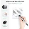 image10 Pack Dry Erase Sticky Notes Sheets Reusable 4X4 Mini White Board Sticker for Office Home  Include Magnetic Marker with Erasers EcoFriendly