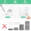 image10 Pack Dry Erase Sticky Notes Sheets Reusable 4X4 Mini White Board Sticker for Office Home  Include Magnetic Marker with Erasers EcoFriendly