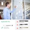image10 Pack Dry Erase Sticky Notes Sheets Reusable 4X4 Mini White Board Sticker for Office Home  Include Magnetic Marker with Erasers EcoFriendly