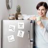 image10 Pack Dry Erase Sticky Notes Sheets Reusable 4X4 Mini White Board Sticker for Office Home  Include Magnetic Marker with Erasers EcoFriendly