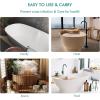 imageAGPTEK 12 Pack Disposable Bathtub Cover Liner Large Bathtub Liner Plastic Bag for Salon Household and Hotel Bath Tubs 102 x47 InchHDPE