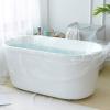 imageAGPTEK 12 Pack Disposable Bathtub Cover Liner Large Bathtub Liner Plastic Bag for Salon Household and Hotel Bath Tubs 102 x47 InchHDPE