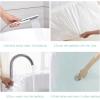 imageAGPTEK 12 Pack Disposable Bathtub Cover Liner Large Bathtub Liner Plastic Bag for Salon Household and Hotel Bath Tubs 102 x47 InchHDPE