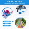imageAGPTEK 256 Inch Durable Downhill Sprinter Toboggan Snow Sled Replacement for Boys Girls Blue