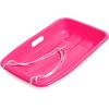 imageAGPTEK 256 Inch Durable Downhill Sprinter Toboggan Snow Sled for Boys Girls with Builtin Handles and Pulling Rope Pink