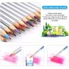 imageAGPTEK 53pcs Drawing Supplies Set Art Pencils ampamp Watercolor Pencils With Canvas Case for Artists ampamp Students1 Count Pack of 1
