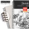 imageAGPTEK Drawing Pencil Set Bundle with 9quotX12quot Sketch Book 200 Sheets
